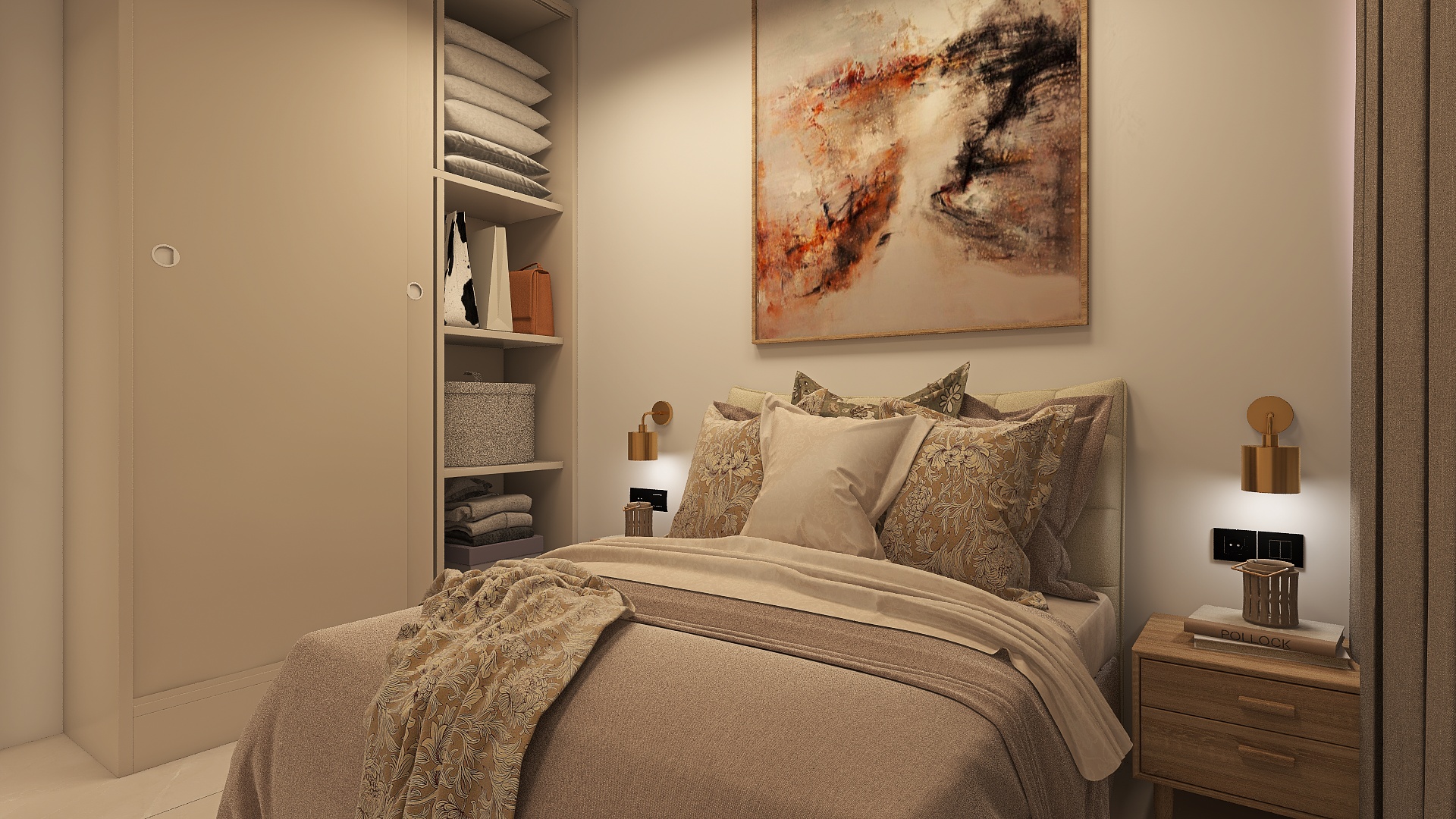 Proposed visualisation — master bedroom